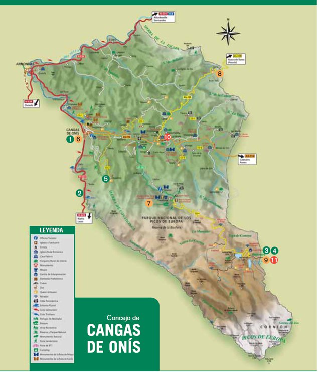 Mapa de rutas